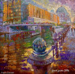 Berlin Oder Paris 70x70cm