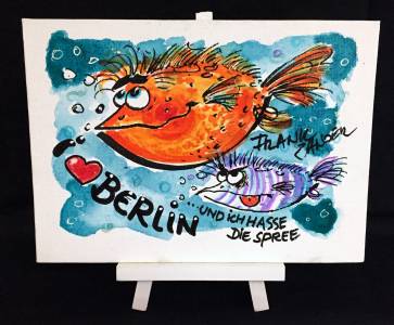 I Love Berlin 3 Staffelei